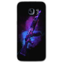 Samsung Galaxy S7 Edge Kılıf HD Desen Baskılı Arka Kapak + Temperli Cam - AK