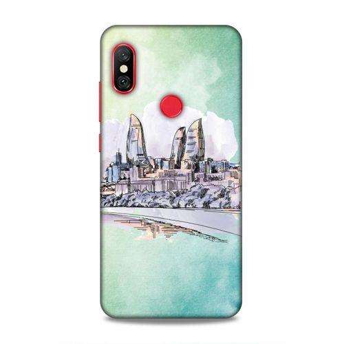 Xiaomi Mi A2 Lite Uyumlu Kılıf Azarbaijan (2) Kabı Baki Silüet