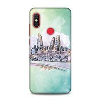 Xiaomi Mi A2 Lite Uyumlu Kılıf Azarbaijan (2) Kabı Baki Silüet