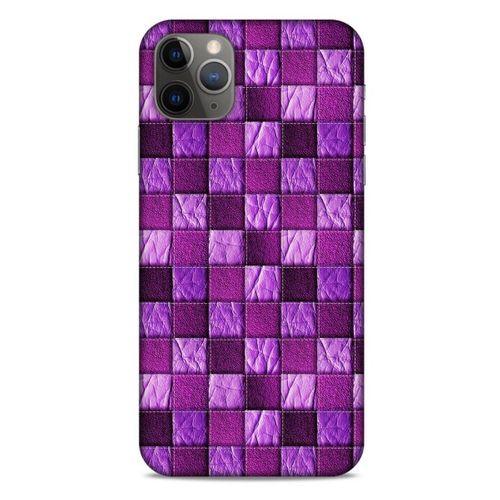 Apple Iphone 11 Pro Max Kılıf Patchwork (5) Koruma Kabı Fuşya