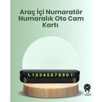 Kompakt Fosforlu Park Numaratörü – Gündüz Şıklığı, Gece Görünürlüğü