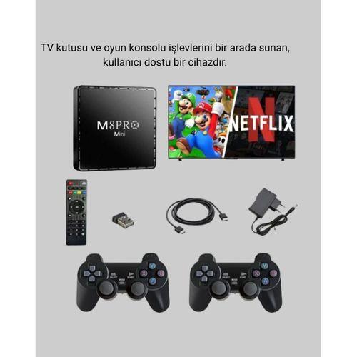 M8pro Mini 2 Android 12 64 Gb Tv Box – 10k Ultra Hd Görüntü & Oyun Keyfi