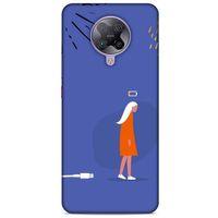 Xiaomi Poco F2 Pro Kılıf Depresyon (36) Glitter Kılıf Yeşil Tonları