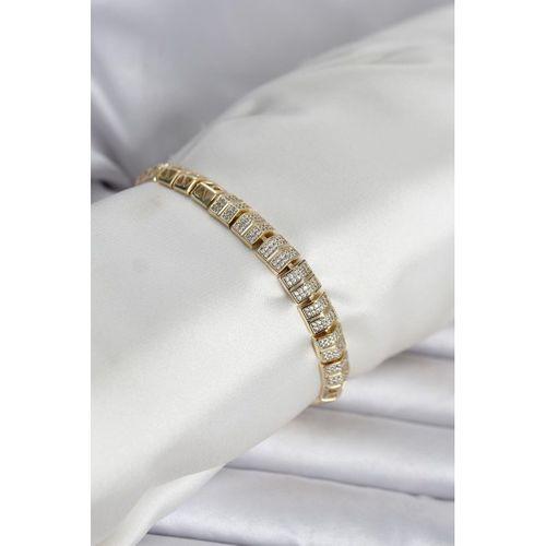 Xuping Zirkon Taşlı Gold Renk Kadın Bileklik