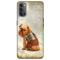 Oppo Reno 4 Kılıf Köpek Kıyafetleri (25) Antişok Kapak Brussels Griffon Sweatshirt