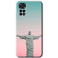 MRCİLETİSİM Xiaomi Redmi Note 11 Pro 5G Kılıf HD Desen Baskılı Arka Kapak+Temperli Cam - Rio