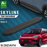 S-Dizayn BYD Atto 3 Skyline Siyah Yan Basamak 193 Cm 2022 Üzeri A+ Kalite