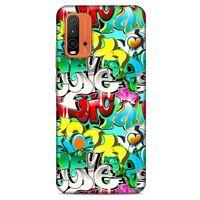 Lopard Xiaomi Redmi 9T Uyumlu Kılıf Graffitix (13) Silikon Kap