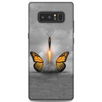 Lopard Samsung Galaxy Note 8 Uyumlu Kılıf Manipülasyon ☻ (31) TPU Kılıf Baskılı