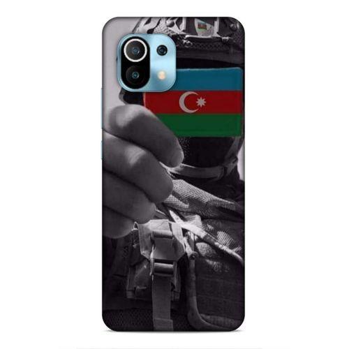 Xiaomi Mi 11 Uyumlu Kılıf Azarbaijan (40) Fit Silikon Kılıf Asker