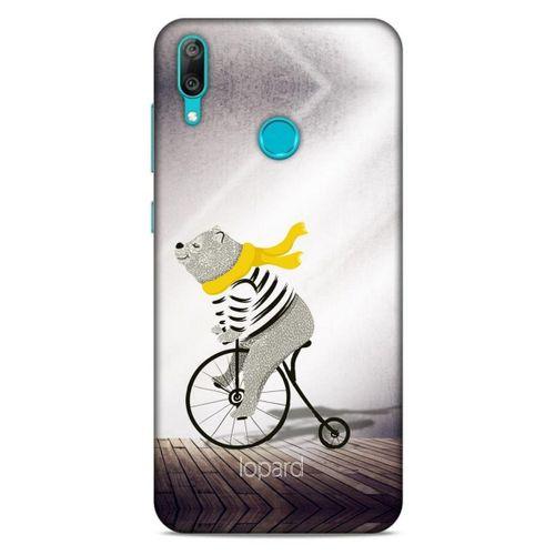 Huawei Y7 2019 Kılıf FunnyMaX (11) Tam Koruma Kahve Ayı