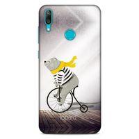 Huawei Y7 2019 Kılıf FunnyMaX (11) Tam Koruma Kahve Ayı