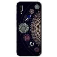 MRCİLETİSİM Xiaomi Redmi Note 7 Kılıf HD Desen Baskılı Arka Kapak+Temperli Cam - Gezegen Döngüsü