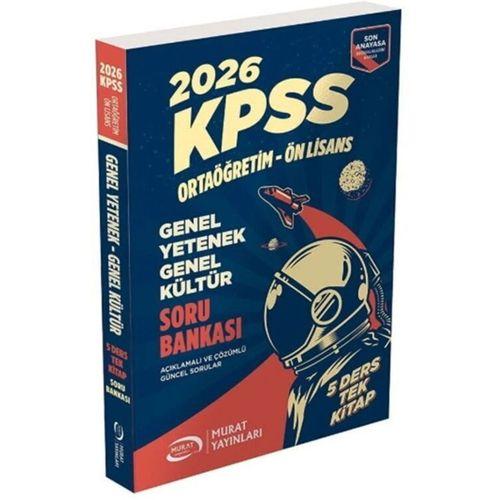 2026 KPSS Lise Ortaöğretim Ön Lisans Soru Bankası Murat Yayınları