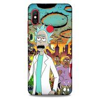 Xiaomi Redmi Note 6 Pro Uyumlu Kılıf Rick And Morty (42) Rugged Armor Kılıf Story Train Morty