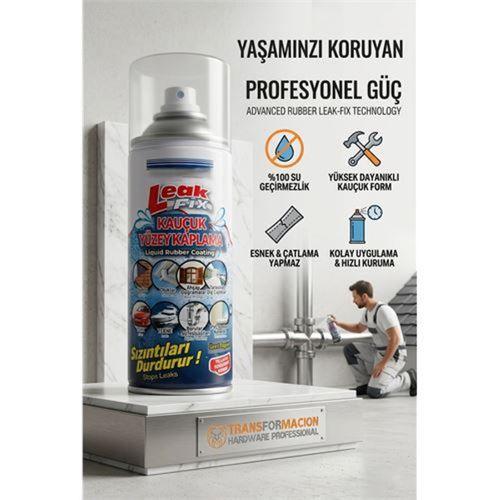 LeakFix Kauçuk Su Yalıtım Spreyi - Anında Sızıntı Önleyicİ 723016
