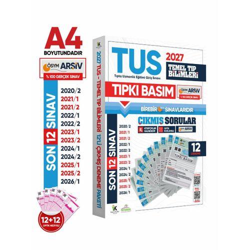 2027 TUS Temel&Klinik Tıp Bilimleri ÖSYM Çıkmış Soru Tıpkı Basım Son 7 Yıl 24lü Deneme Kitapçığı