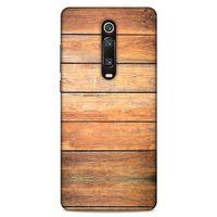 Lopard Xiaomi Mi 9T Pro Uyumlu Kılıf Wood'X (13) Silikon Kap Baskılı