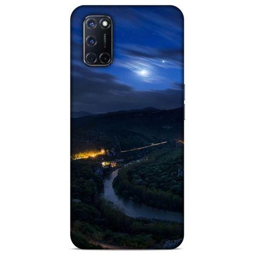 Lopard Oppo A52 Uyumlu Kılıf Gece'S (50) Shockproof Kılıf Şehir Işıkları