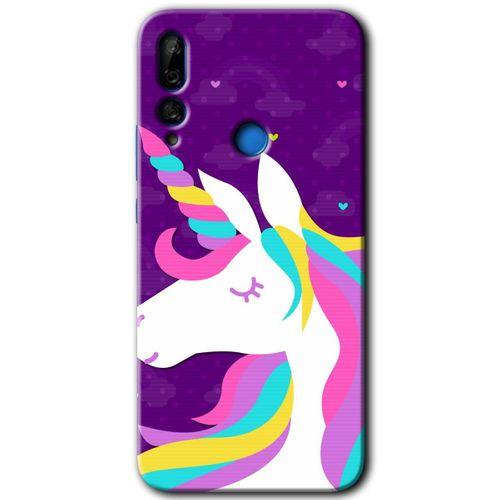 Huawei Y9 Prime 2019 Kılıf Kapak - Unicorn Sleep +Hayalet Ekran Yandan Gözükmez
