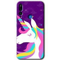 Huawei Y9 Prime 2019 Kılıf Kapak - Unicorn Sleep +Hayalet Ekran Yandan Gözükmez