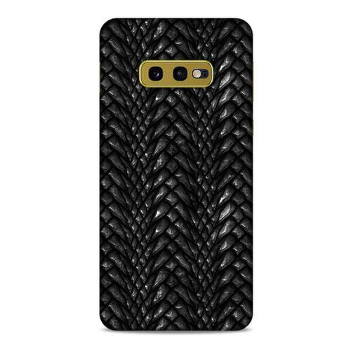 Samsung Galaxy S10e Kılıf Dragons (2) Kabı Ejderha Deri Siyah