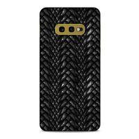 Samsung Galaxy S10e Kılıf Dragons (2) Kabı Ejderha Deri Siyah