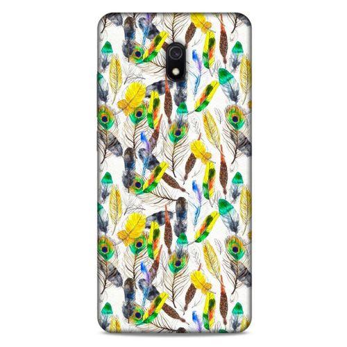 Xiaomi Redmi 8A Kılıf Desenli Özel Seri Tüyler (5) Koruma Kabı