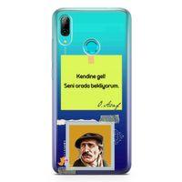 Huawei P Smart 2019 Kılıf Caps Özdemir Asaf Arka Kapak Koruma Desenli Full Koruyucu