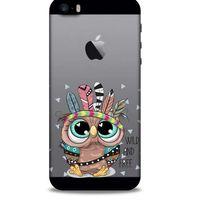 Zoologix (47) Apple Iphone 5S Şeffaf Kılıf Silikon Desenli