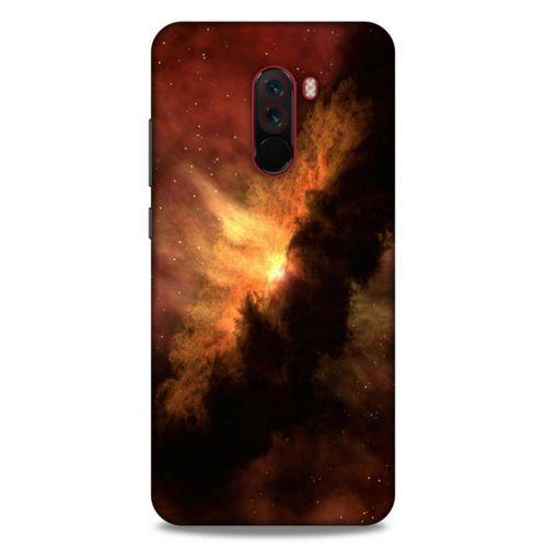 Lopard Xiaomi Pocophone F1 Uyumlu Kılıf Gece'S (2) Kabı Turuncu