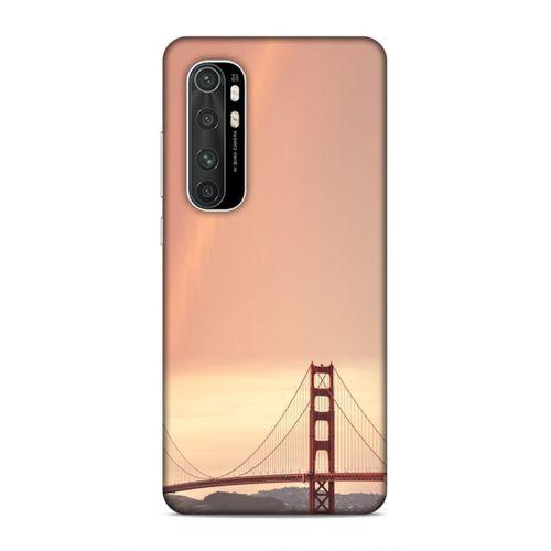 Xiaomi Mi Note 10 Lite Kılıf Golden Gate Arka Kapak Silikon Koruma Full Koruyucu