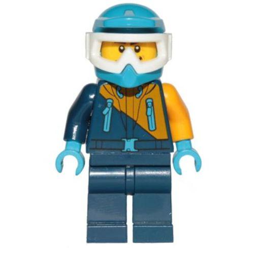 Lego Minifigür Arctic Snowmobile Driver cty0904