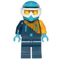 Lego Minifigür Arctic Snowmobile Driver cty0904