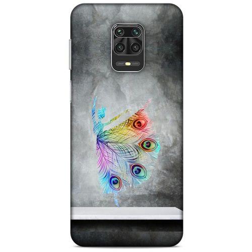 Xiaomi Redmi Note 9S Kılıf Desenli Özel Seri Tüyler (38) Neo Hybrid Kılıf