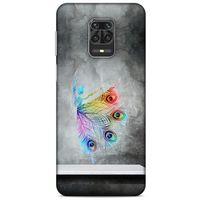 Xiaomi Redmi Note 9S Kılıf Desenli Özel Seri Tüyler (38) Neo Hybrid Kılıf