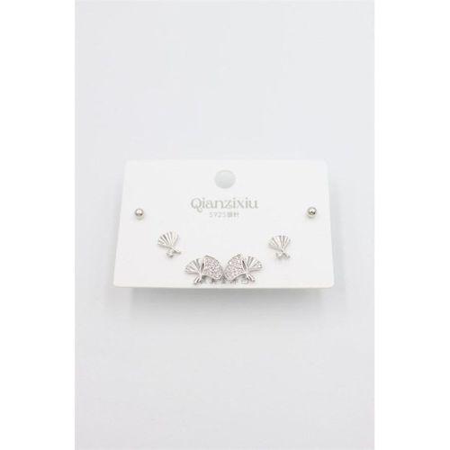 Çoklu Set Küpe - Gümüş