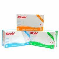 Beybi Pudralı Lateks Muayene Eldiveni 100'lü MEDİUM
