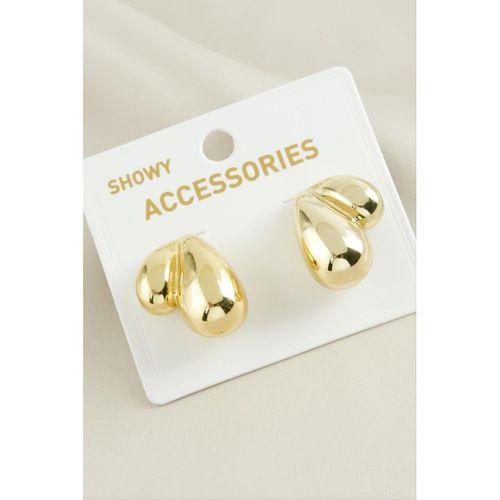 Bombeli Su Damlası Küpe