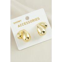 Bombeli Su Damlası Küpe