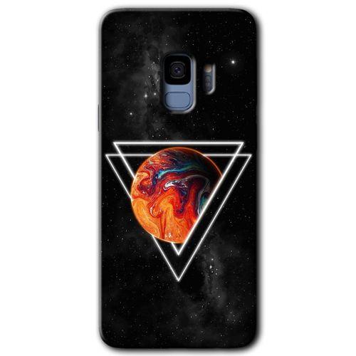 Potkal Hediye Fabrikası Samsung Galaxy S9 Kılıf HD Desen Baskılı Arka Kapak - Kızıl Gezegen
