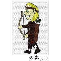 Elfo Cartoon Puzzle 240 Parça Yapboz
