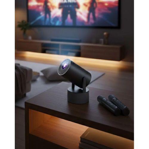 Akıllı Projeksiyon Cihazı Karaoke Mikrofonlu 1080p Android