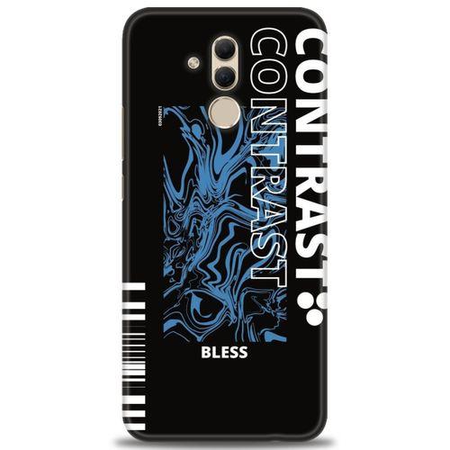 Huawei Mate 20 Lite Kılıf HD Baskılı Kılıf - Contrast + Tam Ekran Koruyucu