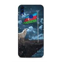 Huawei Honor 8C Uyumlu Kılıf Azarbaijan (25) Antişok Kapak Kurt Bayrak