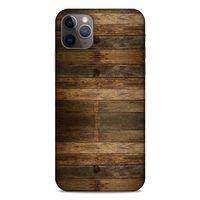 Lopard Apple Iphone 11 Pro Max Uyumlu Kılıf Wood'X (19) Kılıfları Baskılı