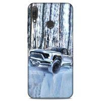 Lopard Huawei Y9 2019 Uyumlu Kılıf PickUpX (46) Core Armor Kılıf Gümüş