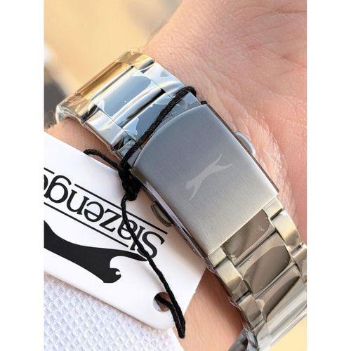 Slazenger Çelik Kordon İç Fonksiyonları Aktif 10 Atm Suya Dayanıklı Erkek Kol Saati ESL.2456.6