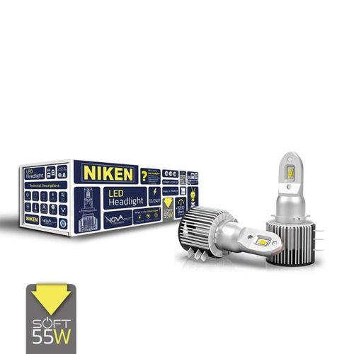Niken H15 Led Xenon Nova Soft Serisi 55W 18000 Lümen 6500K Beyaz Far Ampulü 2 Adet