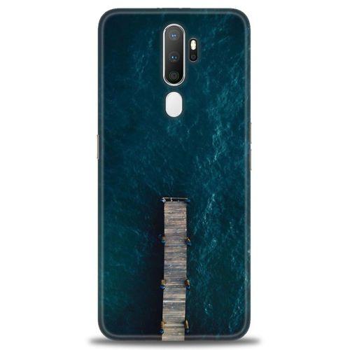 Oppo A5 2020 Kılıf HD Baskılı Kılıf - İskele + Tam Ekran Koruyucu